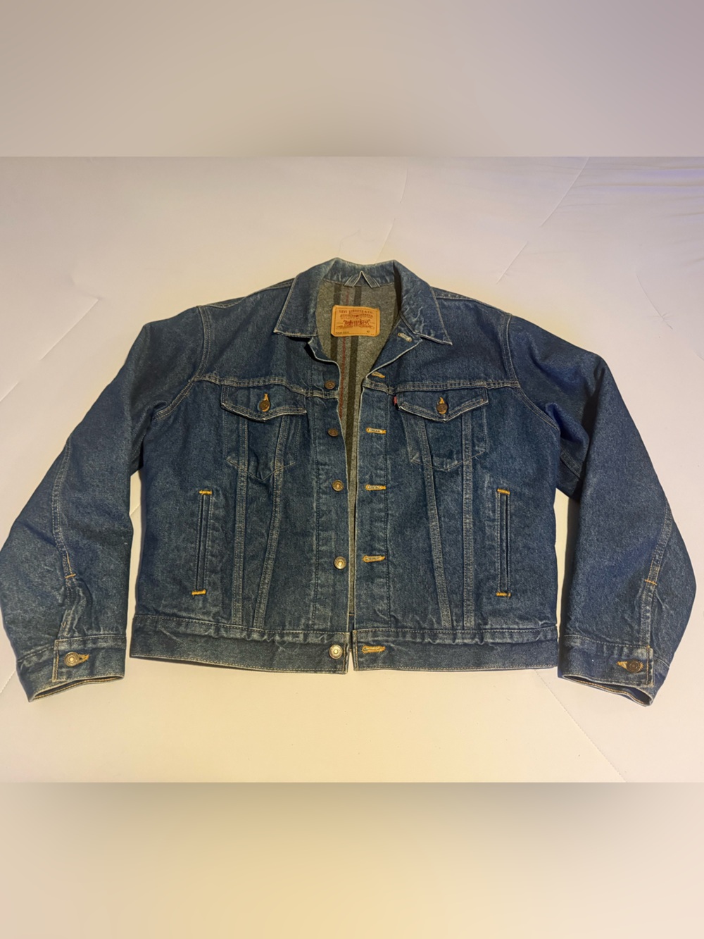 Classic Men's Denim Jacket - Blue